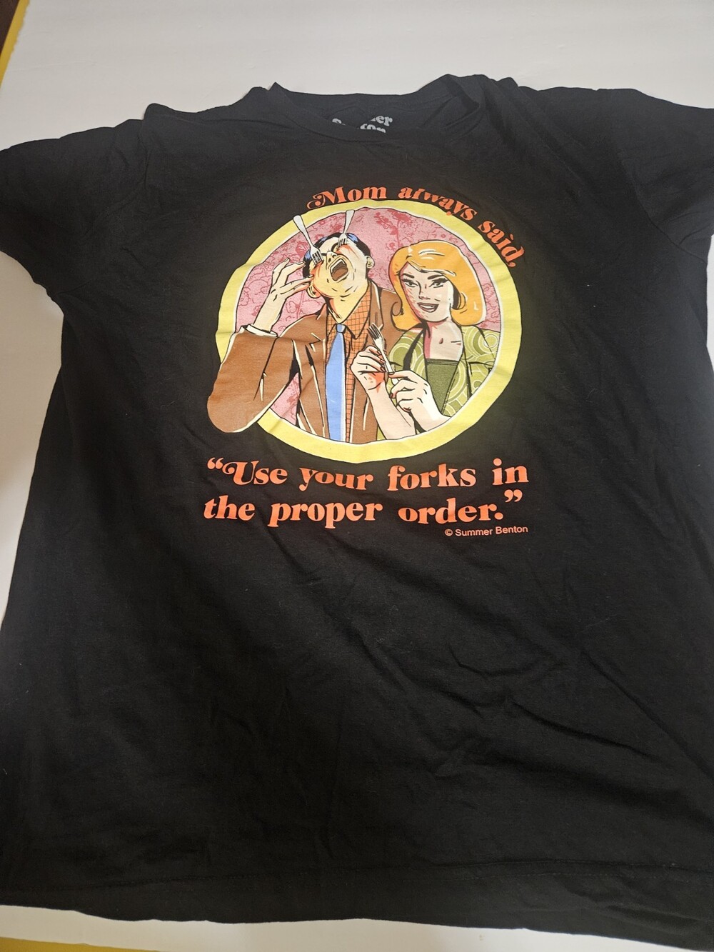 Summer Benton Forks Shirt Halloween Spooky M